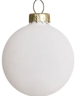 Sæt af 50 julekugler SNOWFLAKE Glas Rød/Hvid