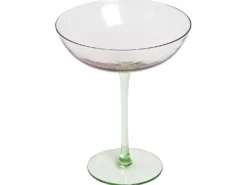 Sæt af 4 martini glas DIOPSIDE 250 ml Lyserød