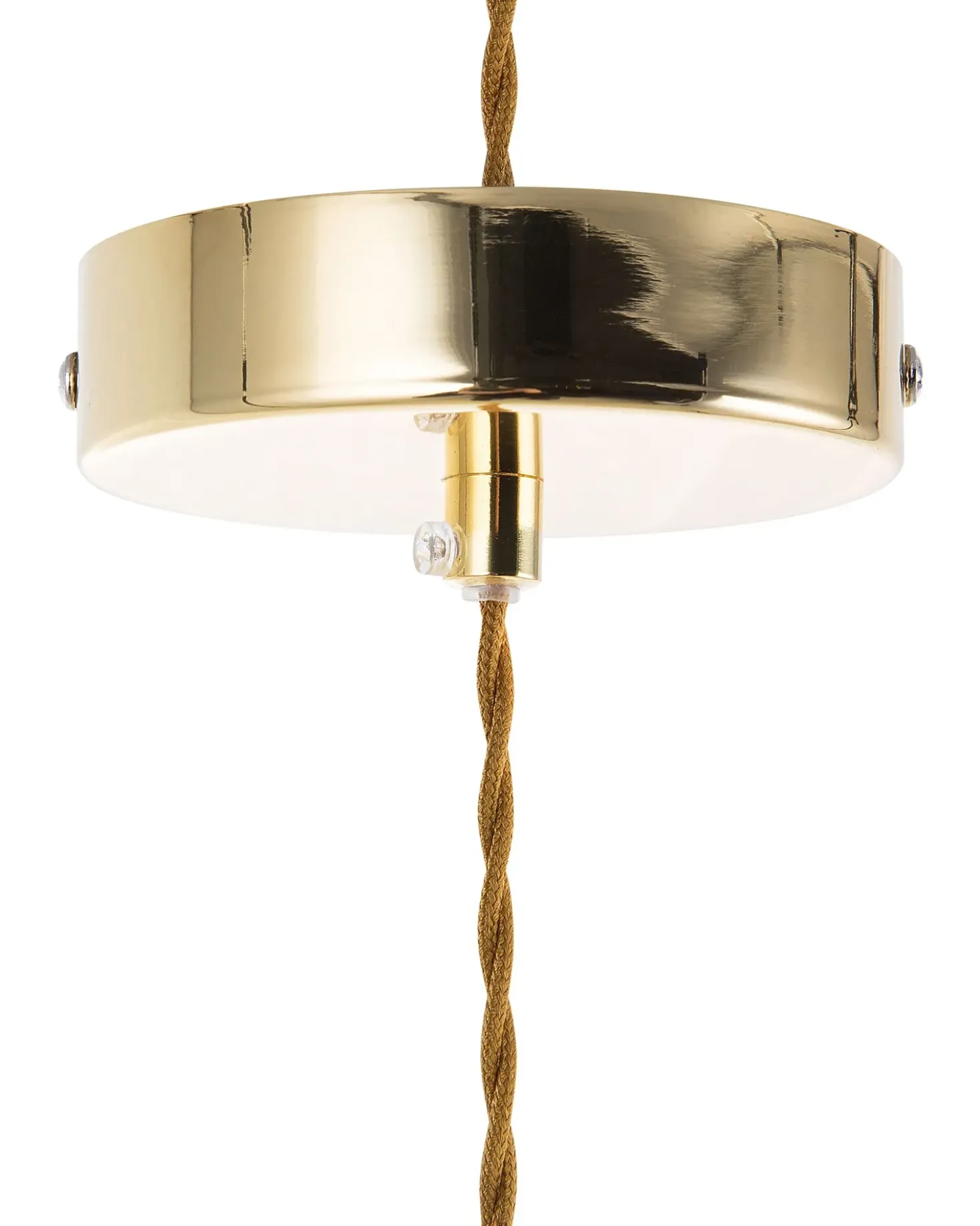 Sæt af 2 pendel lamper ANZA Glas Guld