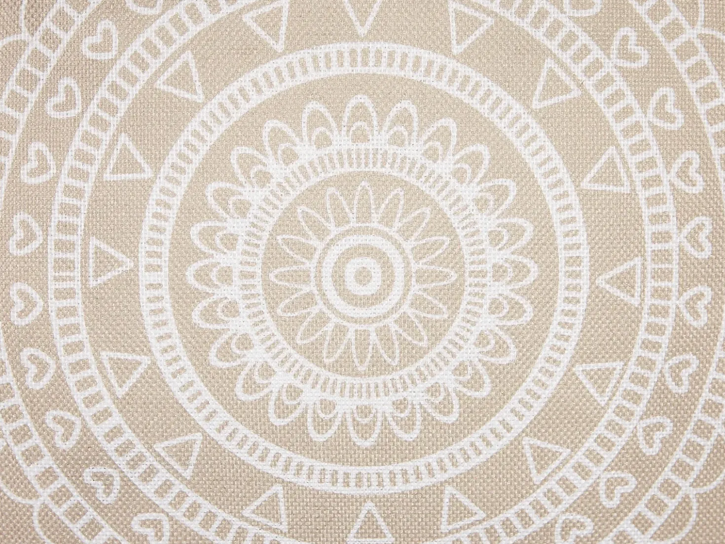 Sæt af 2 pyntepuder AGRIMONY 45 x 45 cm Beige Orientalsk mønster