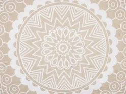 Sæt af 2 pyntepuder GERANIUM 45 x 45 cm Beige Orientalsk mønster