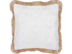 Sæt af 2 pyntepuder GERANIUM 45 x 45 cm Beige Orientalsk mønster