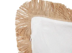 Sæt af 2 pyntepuder GERANIUM 45 x 45 cm Beige Orientalsk mønster