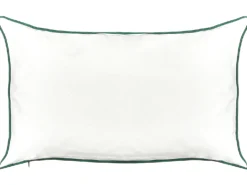 Sæt af 2 pyntepuder JOYCANDY Bomuld 30 x 50 cm Hvid Julemønster