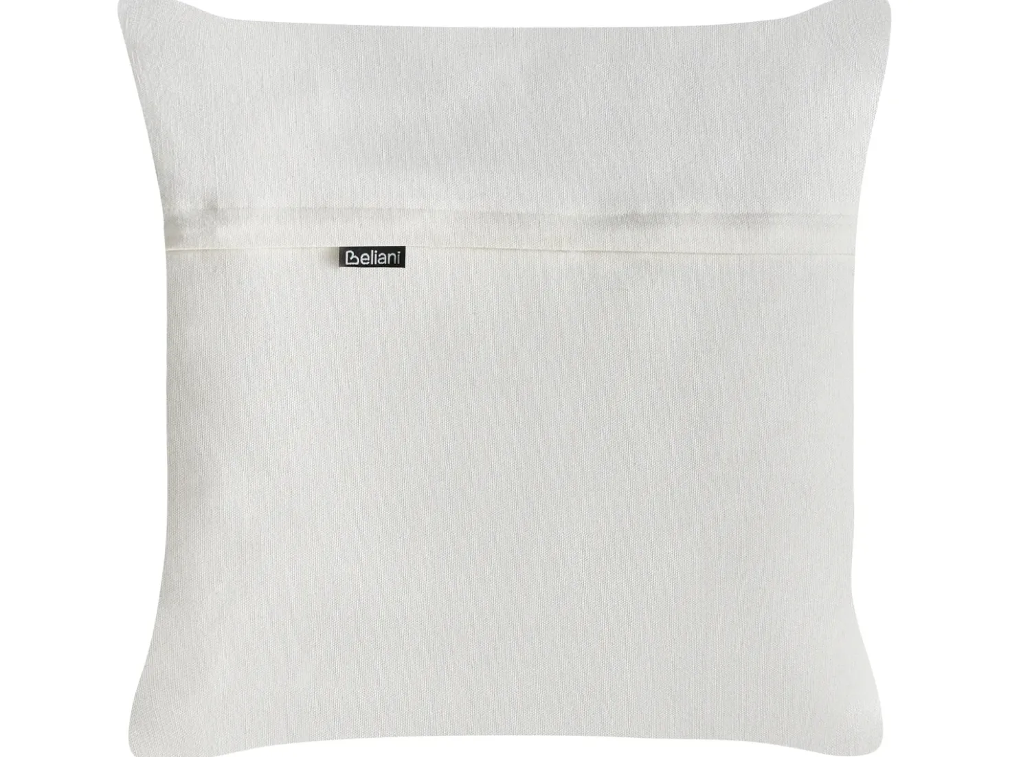 Sæt af 2 pyntepuder LANSIUM Bomuld 30 x 50 cm 45 x 45 cm Hvid Plante mønster