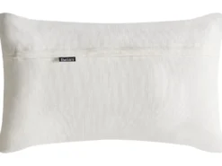 Sæt af 2 pyntepuder LANSIUM Bomuld 30 x 50 cm 45 x 45 cm Hvid Plante mønster