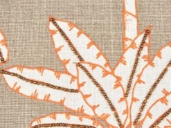 Sæt af 2 pyntepuder MELOBESIA Bomuld 45 x 45 cm Multifarvet Plante mønster