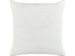 Sæt af 2 pyntepuder MILAS Hør 50 x 50 cm Hvid Stribet mønster