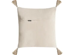 Sæt af 2 pyntepuder SARACA Bomuld 45 x 45 cm Sort/beige Geometrisk mønster