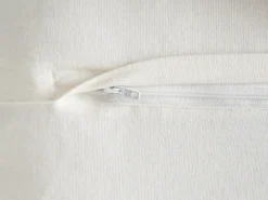 Sæt af 2 pyntepuder SINDORA Bomuld 45 x 45 cm Hvid Dyremønster
