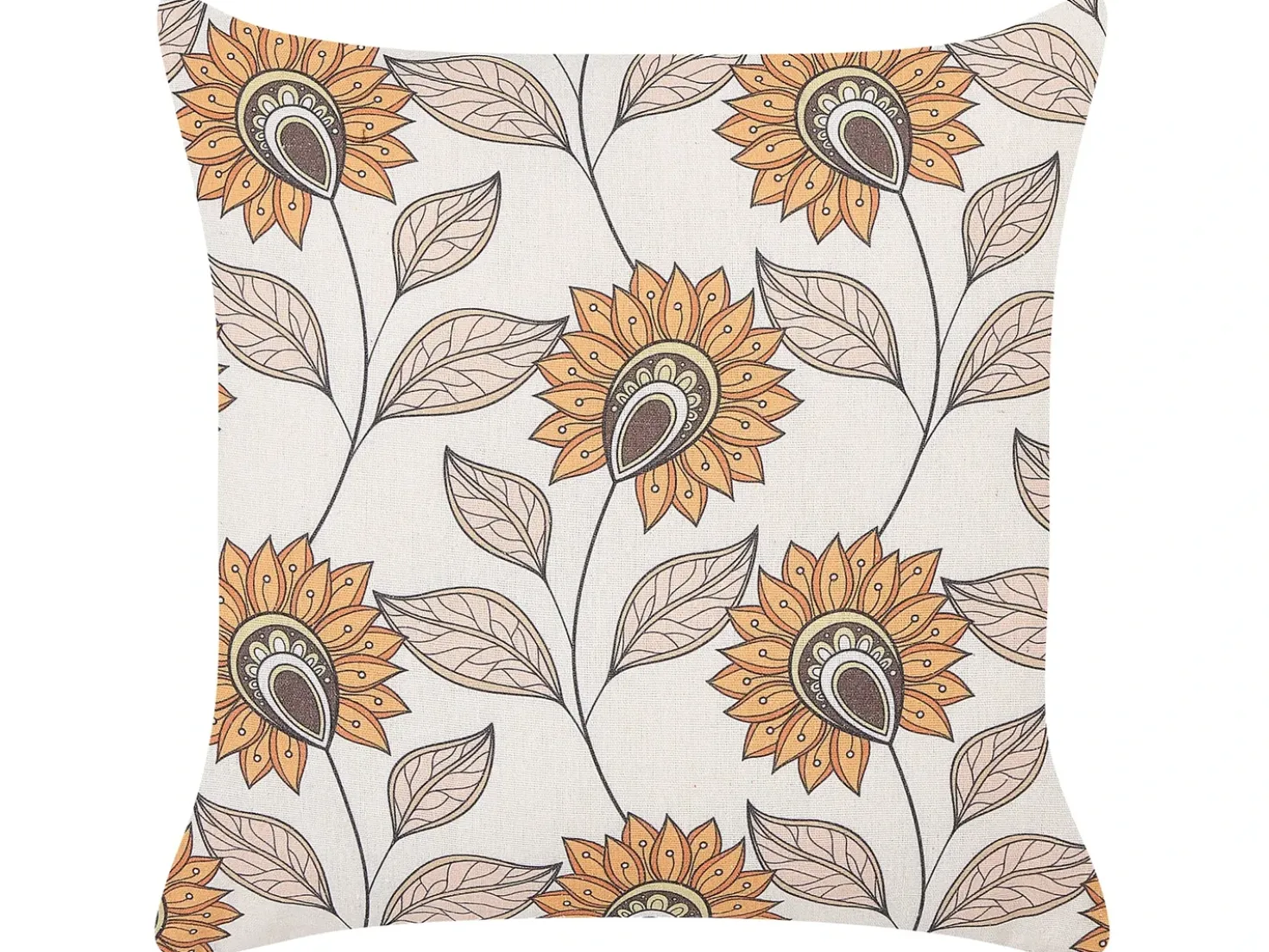 Sæt af 2 pyntepuder TUBEROSE 45 x 45 cm Multifarvet Blomstermønster