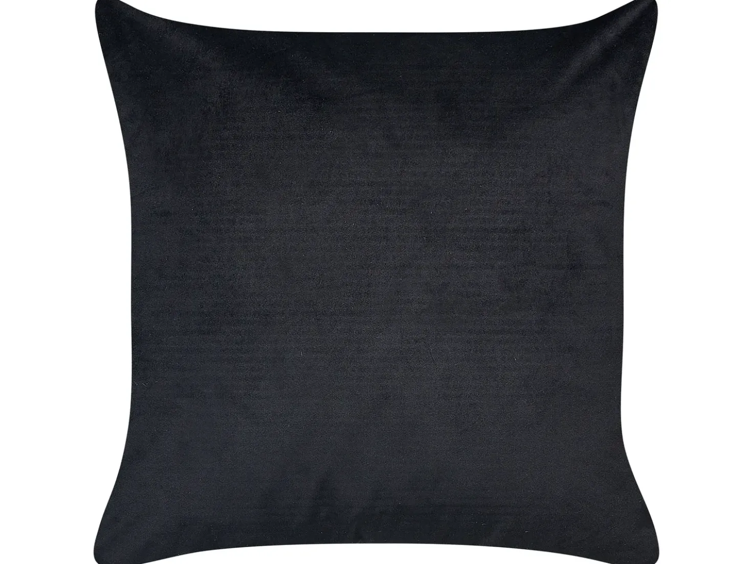 Sæt af 2 pyntepuder YUZURI Velour 45 x 45 cm Sort Dyremønster