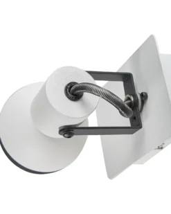 Sæt af 2 spotlight-lamper BARO Hvid Metal Justerbar