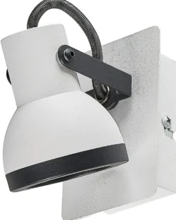 Sæt af 2 spotlight-lamper BARO Hvid Metal Justerbar