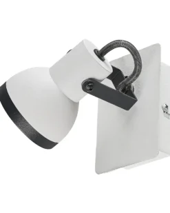 Sæt af 2 spotlight-lamper BARO Hvid Metal Justerbar