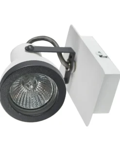 Sæt af 2 spotlight-lamper BARO Hvid Metal Justerbar