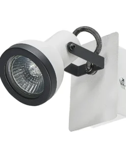 Sæt af 2 spotlight-lamper BARO Hvid Metal Justerbar