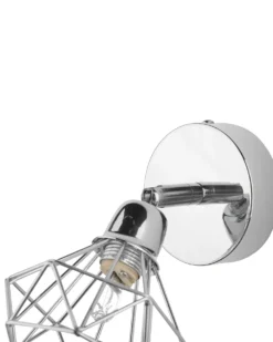 Sæt af 2 spotlight-lamper ERMA Sølv Metal Justerbar