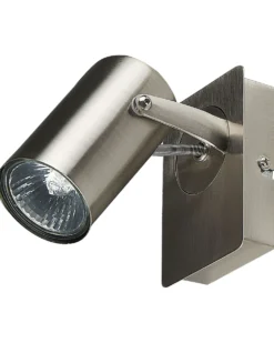 Sæt af 2 spotlight-lamper KLIP Sølv Metal Justerbar