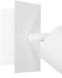 Sæt af 2 spotlight-lamper TIGRIS Hvid Metal Justerbar