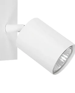 Sæt af 2 spotlight-lamper TIGRIS Hvid Metal Justerbar
