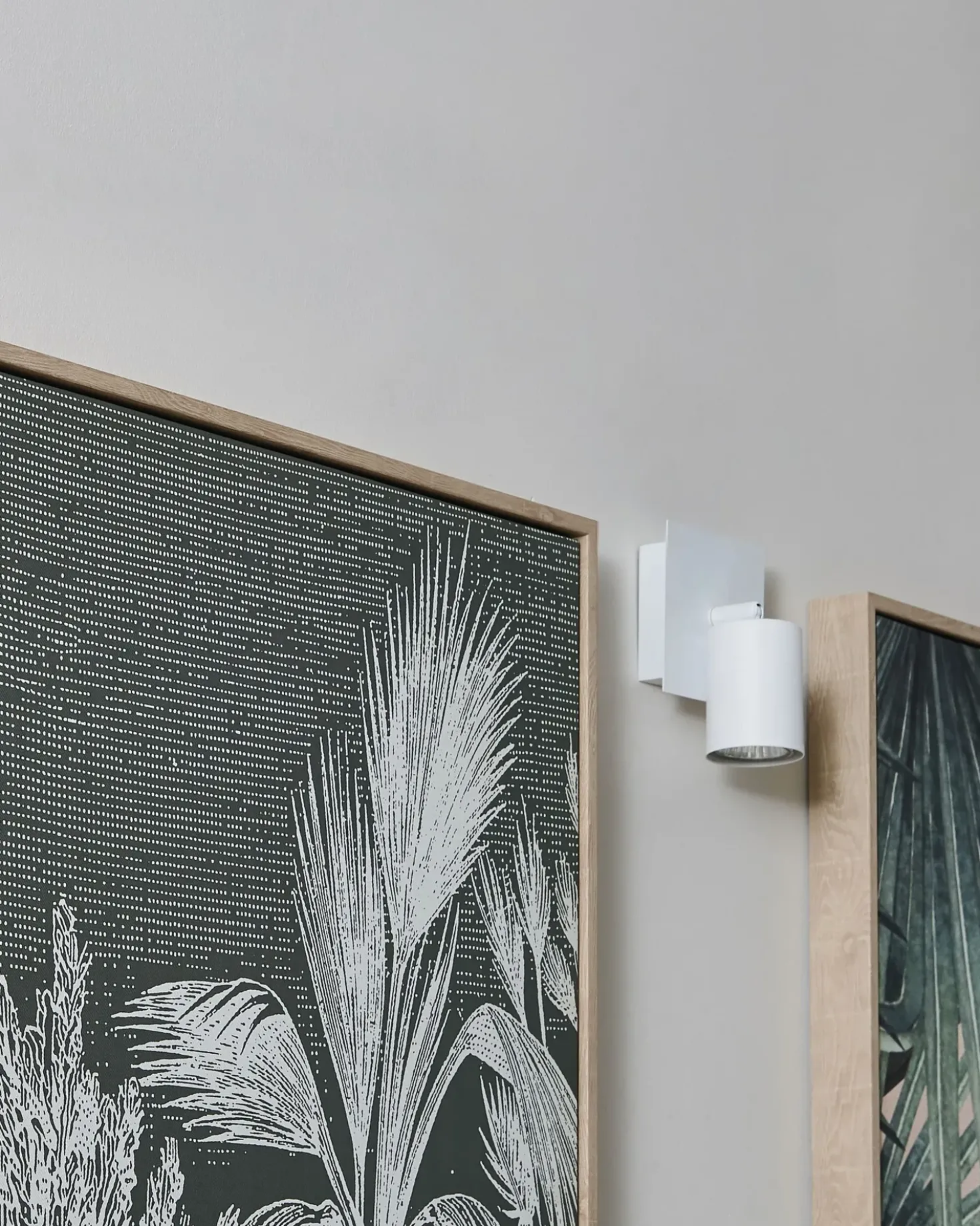 Sæt af 2 spotlight-lamper TIGRIS Hvid Metal Justerbar