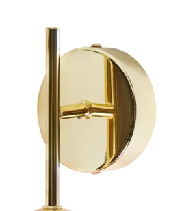 Sæt af 2 væglamper ANADYR Beige Glas