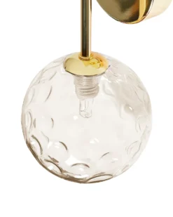 Sæt af 2 væglamper ANADYR Beige Glas
