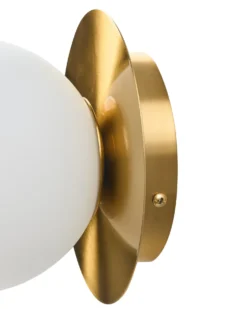 Sæt af 2 væglamper BOUBLE Guld Metal