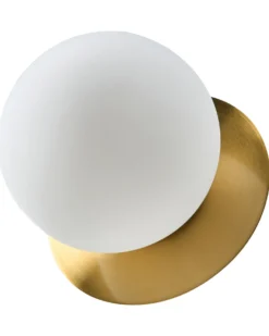 Sæt af 2 væglamper BOUBLE Guld Metal