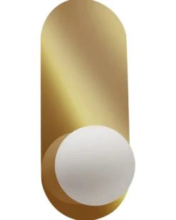 Sæt af 2 væglamper LEISI Guld