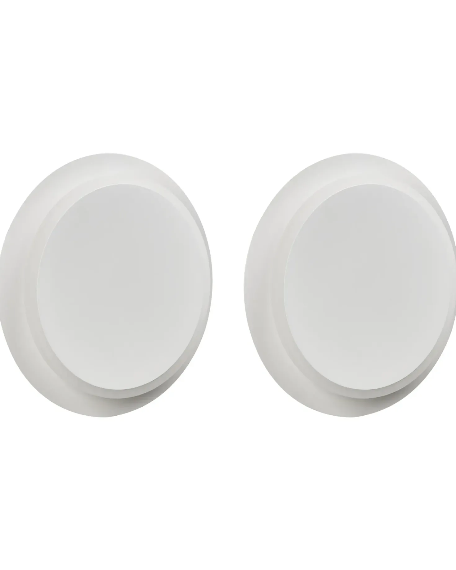 Sæt af 2 væglamper SEMNON Hvid Metal LED