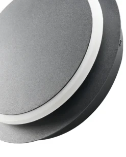 Sæt af 2 væglamper SEMNON Sort Metal LED