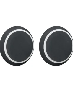 Sæt af 2 væglamper SEMNON Sort Metal LED