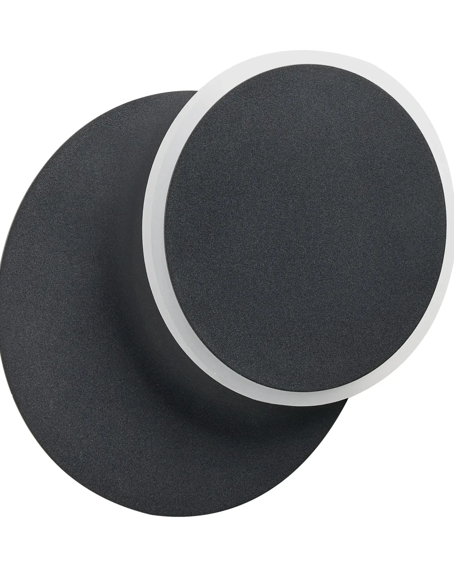 Sæt af 2 væglamper SEMNON Sort Metal LED