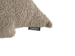 Sæt med 3 dekorative puder WINTERLAND Boucle 30 x 35 cm 45 x 25 cm Brungrå Julemønster