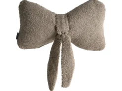 Sæt med 3 dekorative puder WINTERLAND Boucle 30 x 35 cm 45 x 25 cm Brungrå Julemønster