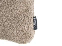 Sæt med 3 dekorative puder WINTERLAND Boucle 30 x 35 cm 45 x 25 cm Brungrå Julemønster