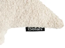 Sæt med 3 dekorative puder WINTERLAND Boucle 30 x 35 cm 45 x 25 cm Lys Beige Julemønster