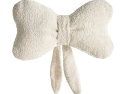 Sæt med 3 dekorative puder WINTERLAND Boucle 30 x 35 cm 45 x 25 cm Lys Beige Julemønster