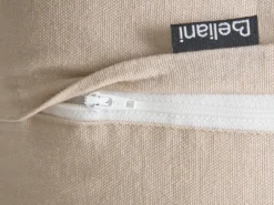 Sæt med 3 dekorative puder AGATHIS Bomuld 30 x 50 cm Sort/beige Abstraktmønster