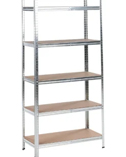Sæt med 2 hylder til garagen XITTA Metal 150 cm 75 cm Sølv