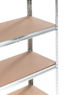 Sæt med 2 hylder til garagen XITTA Metal 150 cm 75 cm Sølv
