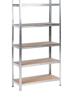 Sæt med 2 hylder til garagen XITTA Metal 180 cm 90 cm Sølv