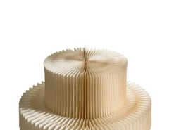 Sæt med 2 juledekorationer KLARALVEN Snemand 90/124 cm Beige