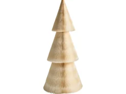Sæt med 2 juledekorationer VEFSNA Juletræ 90/122 cm Beige