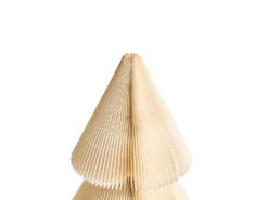 Sæt med 2 juledekorationer VEFSNA Juletræ 90/122 cm Beige