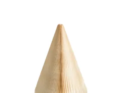 Sæt med 2 juledekorationer VEFSNA Juletræ 90/122 cm Beige