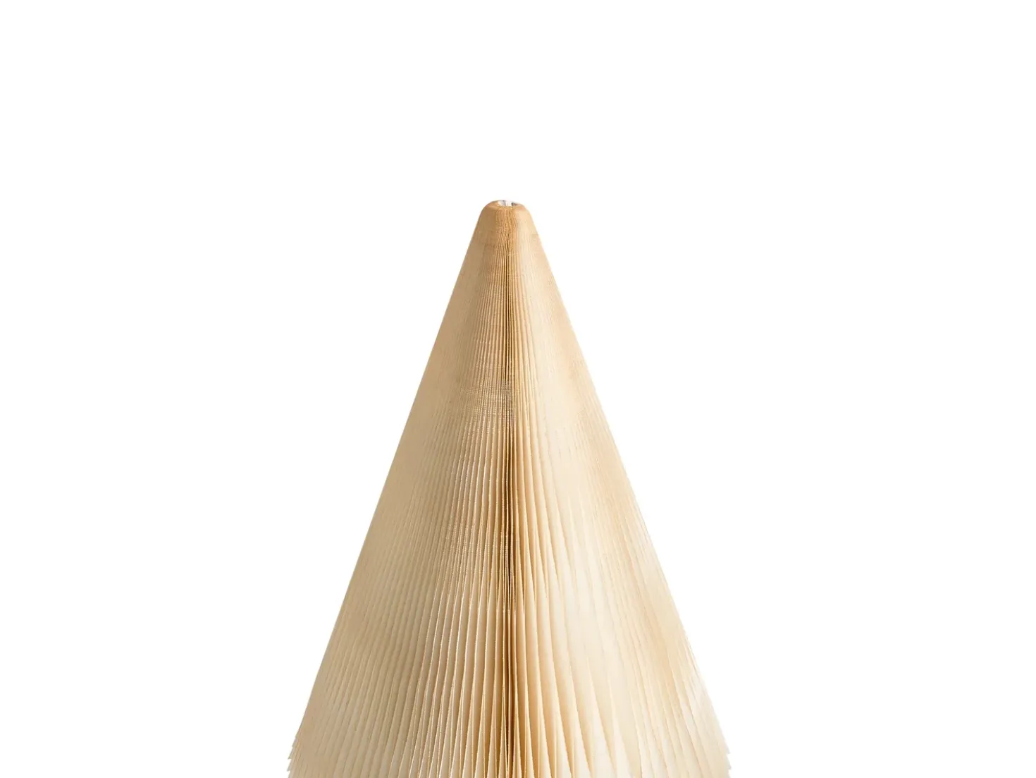 Sæt med 2 juledekorationer VEFSNA Juletræ 90/122 cm Beige