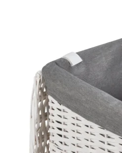 Sæt med 5 kurve ELLA Piletræ Hvid 50/86 L